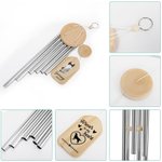 Personalised Pet Memorial Wind Chime Double Side Engraved Decor Dog Memorial Gift Sympathy Gift Loss of Dog Gift