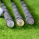 Gepersonaliseerde set van 3 roestvrij staal ID Tag Golf Club Accessoire met gegraveerde monogram Gift voor liefhebbers van golf