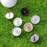 Gepersonaliseerde set van 3 roestvrij staal ID Tag Golf Club Accessoire met gegraveerde monogram Gift voor liefhebbers van golf