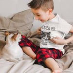 Henkilökohtainen koira ja kissa suunnittelu t-paita Baby Shower syntymäpäivä joululahja vauvalle