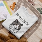 Henkilökohtainen koira ja kissa suunnittelu t-paita Baby Shower syntymäpäivä joululahja vauvalle