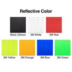 Toppa militare personalizzata Toppa tattica di identificazione da combattimento riflettente con gancio e anello 2in × 3,5in