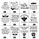 Personalised Pet Memorial Wind Chime Double Side Engraved Decor Dog Memorial Gift Sympathy Gift Loss of Dog Gift