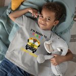 Personalisierte zurück zu Schule Baumwolle niedlich Kind Bus T-Shirt ersten Tag in der Schule Geschenk lustiges Geschenk für Kind Mädchen Junge
