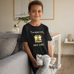 Personalized I'm Ready For Back To School Cotton T-shirt First Day At School Gift for Girl Boy Kid
