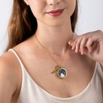 Personalised Horse Hair Horse Tail Necklace Horse Jewellery with Charm Photo Name Horse Memorial Gift