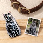 Personalisierte Pet Portrait Pin Brosche Handmade Cartoon Stil Schmuck Geburtstagsgeschenk für Tierliebhaber