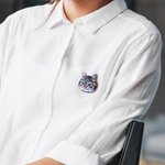 Personalisierte Pet Portrait Pin Brosche Handmade Cartoon Stil Schmuck Geburtstagsgeschenk für Tierliebhaber