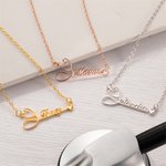 Collier Stéthoscope Personnalisé avec Prénom Évidé Cadeau pour Docteur Infirmier Étudiant en Médecine