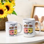 Personlig Du vil alltid være min beste te 11oz/15oz keramisk krus Beste venninne beste søster kaffekopp bursdag julegave