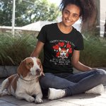 Personalized Happy Mother's Day To The World's Best Dog Mom I Woof You Basic T-Shirt Gift for Dog Lovers and Cat Lovers