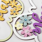 Personalized Butterfly Silhouette Sign Wall Art Wood Name Sign