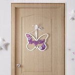 Personalized Butterfly Silhouette Sign Wall Art Wood Name Sign