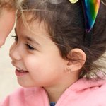 Henkilökohtainen Sterling Silver Hypoallergeeninen Fantasy yksisarvinen CZ Stud korvakorut Initial syntymäpäivä joululahja teini tytöt tytär