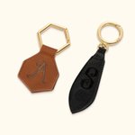 Clip de sombrero de cuero magnético personalizado y resistente con inicial Juego de 2 accesorios de viaje Regalo de cumpleaños para mujer