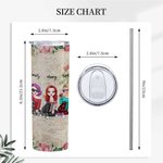 Personifierad Du är min person Du kommer alltid att vara min person Vintage Rose Straight Skinny Present till syster