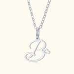 Collar personalizado hecho a mano alfabeto inicial con el encanto del corazón Tiny para novia Dama de honor Amigos Joyería Día de la Madre Día de San 