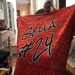 Coperta da lancio personalizzata con nome e numero Regalo in morbido pile sherpa per giocatori atleti appassionati di sport