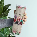 Personifierad Du är min person Du kommer alltid att vara min person Vintage Rose Straight Skinny Present till syster