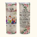 Vaso Personalizado Vintage Rose Element Sister Love Forever Straight Skinny Tumbler Regalo para Hermana