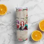 Personifierad Du är min person Du kommer alltid att vara min person Vintage Rose Straight Skinny Present till syster