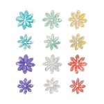 Personalized Brass Projection Necklace with Daisy Flowers Anniversary Gift Birthday Gift for Her