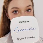 Miroir à cils et sourcils personnalisé Cadeau pour studio de beauté et entreprise d'esthétique