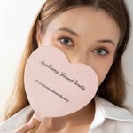 Miroir à cils et sourcils personnalisé Cadeau pour studio de beauté et entreprise d'esthétique