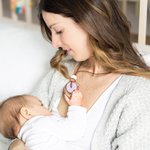 Personalised Bohemian Style Wood Breastfeeding Necklace Feeding Necklace Gift for Mother or Baby Shower Baby Shower Gift for New Mom