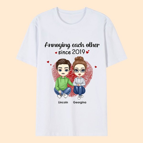 Annoying Each Other Couple T-shirt Unisex Valentine's Day Gift