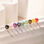 Personalized Glitter Sparkling Angel Wings Necklace with CZ Healing Crystal and Lucky Number for Women Spiritual Numerology Jewelry