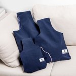 Personalized Brown Knitting Project Wrist Yarn Bag for Knitting Supplies for Knitting on the Go