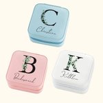Personalized Bridesmaid Jewelry Box with Name Travel Case Wedding Party Gift for Bridesmaids Bachelor Party Gift