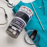 Personalized Ambulance 20oz Tumbler with Lid and Straw Appreciation EMS Week Gift  for Paramedic Emergency Medical Technician