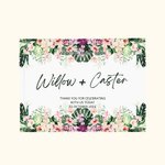 Personalized Hawaiian Style Wedding Guest Book Rustic Guest Book Gift for Wedding Decor Bridal Shower Keepsake Gift