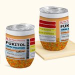 Bicchiere personalizzato Fukitol Prescription Funny 12oz con nome dell'infermiere Regalo di laurea della settimana dell'infermiere per il medico infer