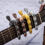 Personalized Engraved Skull Unique Guitar Capos with Name or Text for Guitar Lovers