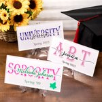 Gepersonaliseerde Sorority Naam Acryl Glas Plaquette met Stand Afstuderen Keepsake Gift voor afgestudeerde