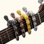 Personalized Engraved Skull Unique Guitar Capos with Name or Text for Guitar Lovers