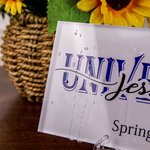 Gepersonaliseerde Sorority Naam Acryl Glas Plaquette met Stand Afstuderen Keepsake Gift voor afgestudeerde