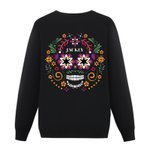 Personalised Skeleton Marigold Katarina Halloween Sweatshirt T-Shirt with Glow-In-The-Dark Day of The Dead Gift Halloween Gift