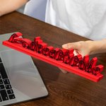 Targhetta personalizzata per la scrivania in lingua dei segni americana stampata in 3D Segno Regalo per interpreti ASL Regalo per insegnanti ASL