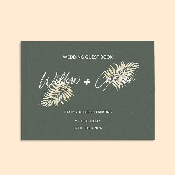 Gepersonaliseerd Boheems Bruiloft Gastenboek Fotoboek Rustiek Hardcover Trouwen Onderteken Fotoalbum Pasgetrouwden Herinnering Koppel Cadeau