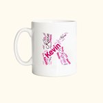 Tasse en céramique blanche personnalisée avec noms en double pour Meilleur ami Famille Collègue Anniversaire Graduation Cadeau de pendaison de crémail