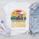 Personalizado La leyenda se ha retirado Ya no es mi problema Vintage Sudadera Sudadera con capucha Camiseta Cumpleaños Jubilación Regalo para hombre o mujer
