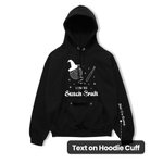 Personalized Crochet Knitting Theme Pullover Hoodie with Yarn Storage Pocket Creative Sweatshirt Gift for Knitter Yarn Lover