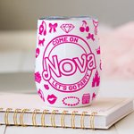 Personalizzato Come On Let's Go Party 12 oz Wine Tumbler con Hot Pink Fashion Style Color per compleanno Natale Addio al nubilato regalo