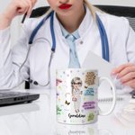 Gepersonaliseerde Verpleegkundige Dagelijkse Affirmaties 11oz Witte Keramische Mok met Naam Geschenk voor Werk Kantoor Camping Verpleegkundige Week Af