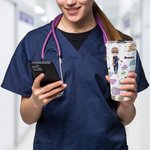 Personalized Nurse Daily Affirmations Curved Tumbler with Name Gift for Work Office Camping Nurse Week Graduation Christmas Birthday