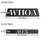 Personalized Third Brake Tail Light Lamp Cover Trim Compatible with JLU JKU Exterior Accessories Christmas Birthday Gift for Jeep Car Lover
